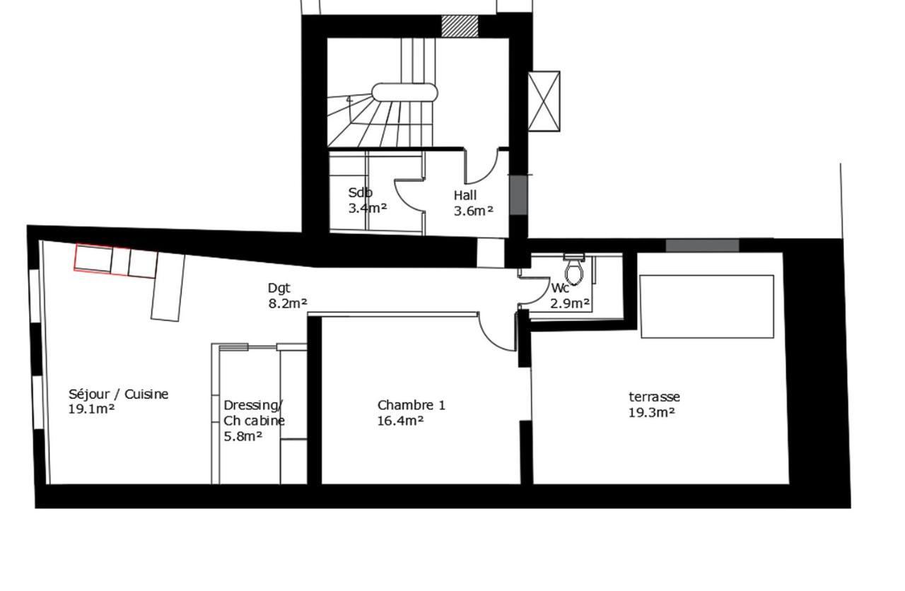 Chez Leon - Clim' & Patio - Appart Loupian Centre 외부 사진