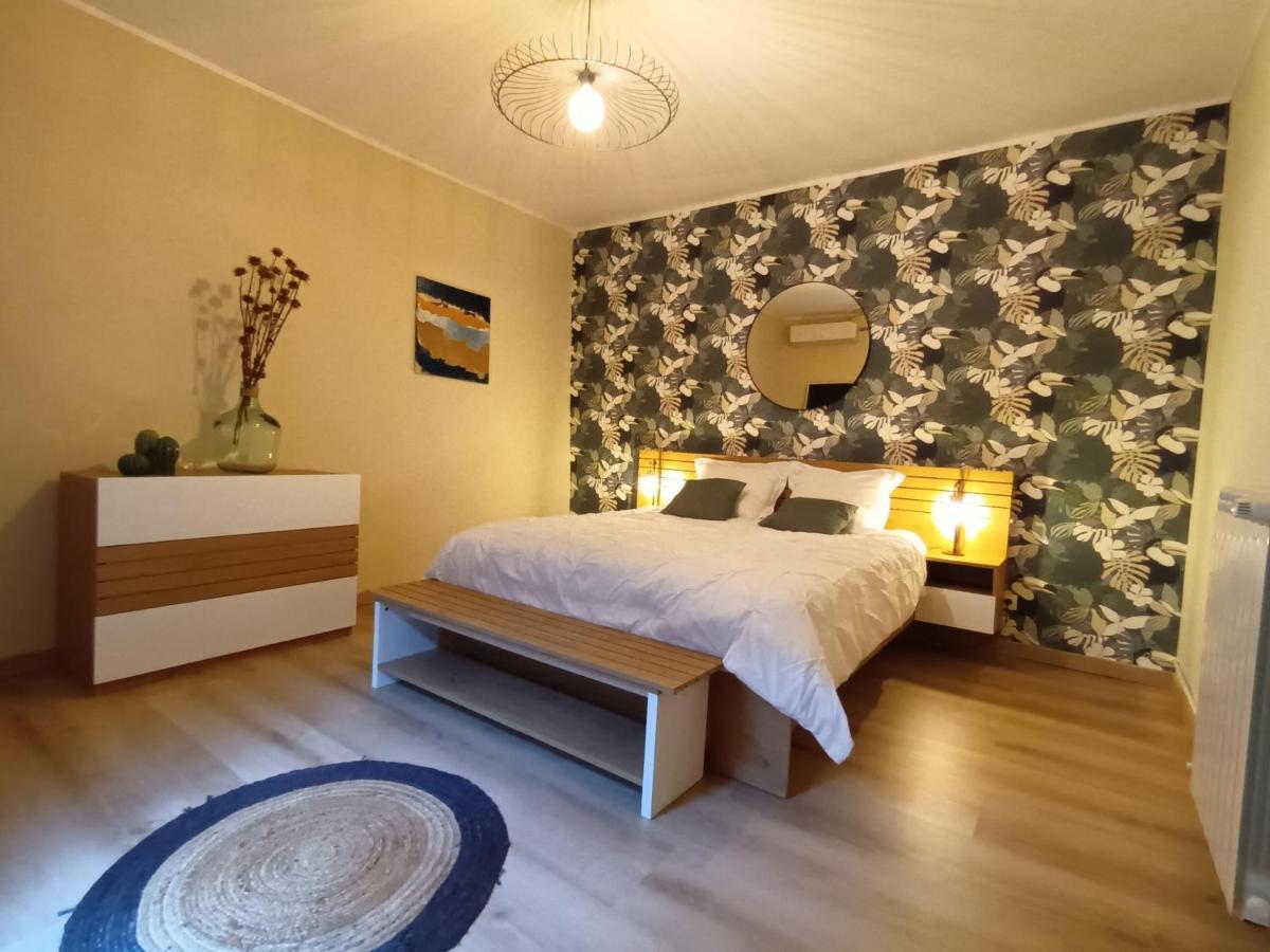 Chez Leon - Clim' & Patio - Appart Loupian Centre 외부 사진